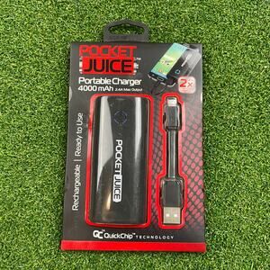NEW Tzumi Pocket Juice 4000mAh Portable USB Phone Charger Fast Mini Universal